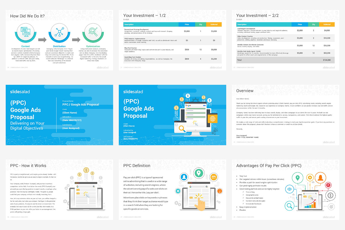 Top Digital Marketing Proposals PPT, a Presentation Template by SlideSalad (Photo 8 of 32)