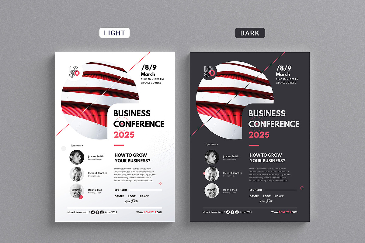 Event / Business Conference Flyer, a Flyer Template by Creativity-Design (Photo 4 of 4)