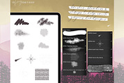 Procreate Landscape Watercolor Set, a Brush Add-On by My Fancy Design Shop (Thumbnail 7 of 12)