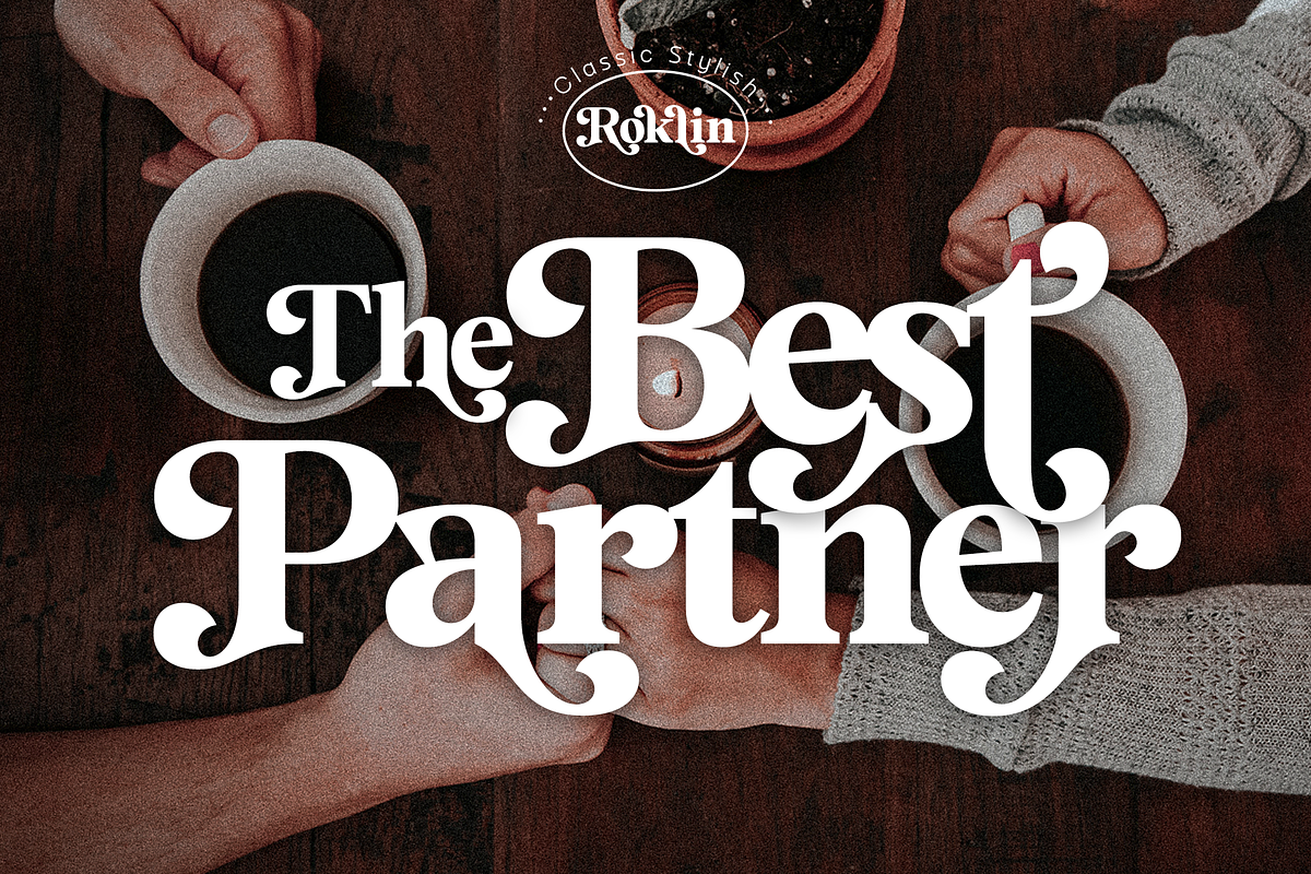 Roklin - Classic Stylish, a Serif Font by Sign Studio (Photo 2 of 11)