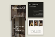 Interior Design Instagram Templates, a Social Media Template by Instprofi | Studio Estimo (Thumbnail 1 of 8)