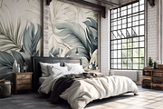 Tropical Plants Landscape Wallpaper, a Wallpaper Graphic by Muzi pear studio (Thumbnail 11 of 12)
