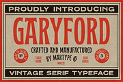 Garyford Vintage Display Font, a Serif Font by Martype Co (Thumbnail 1 of 10)