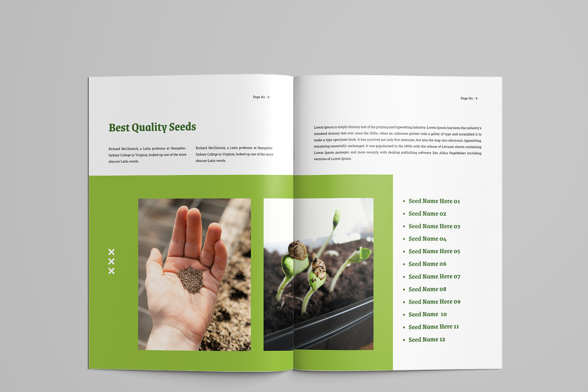 Agriculture Firm Company Profile, a Brochure Template by mijli (Photo 5 of 11)