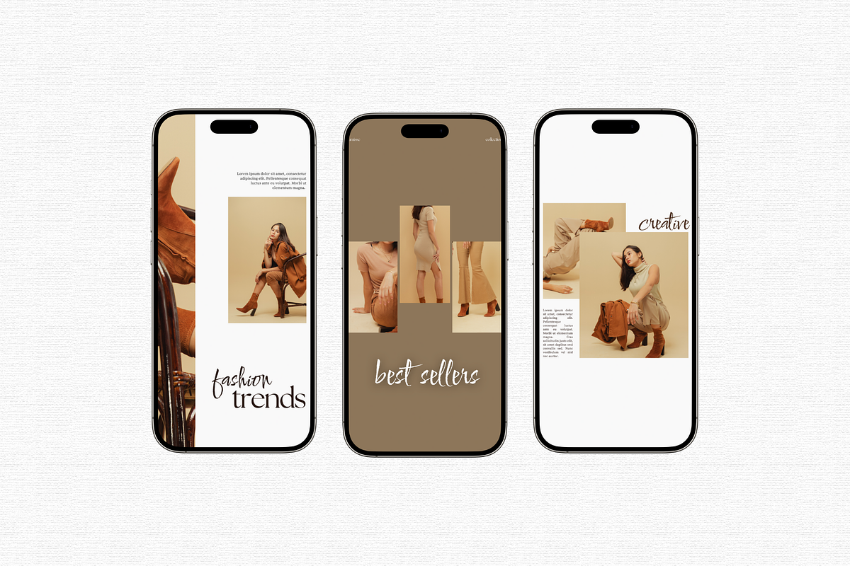 Soft Beige Instagram Template Pack, a Social Media Template by Lumisse Studio (Photo 8 of 10)