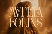 Rokcla || Vintage Retro Serif Font, a Serif Font by Ermedia Studio (Thumbnail 2 of 10)