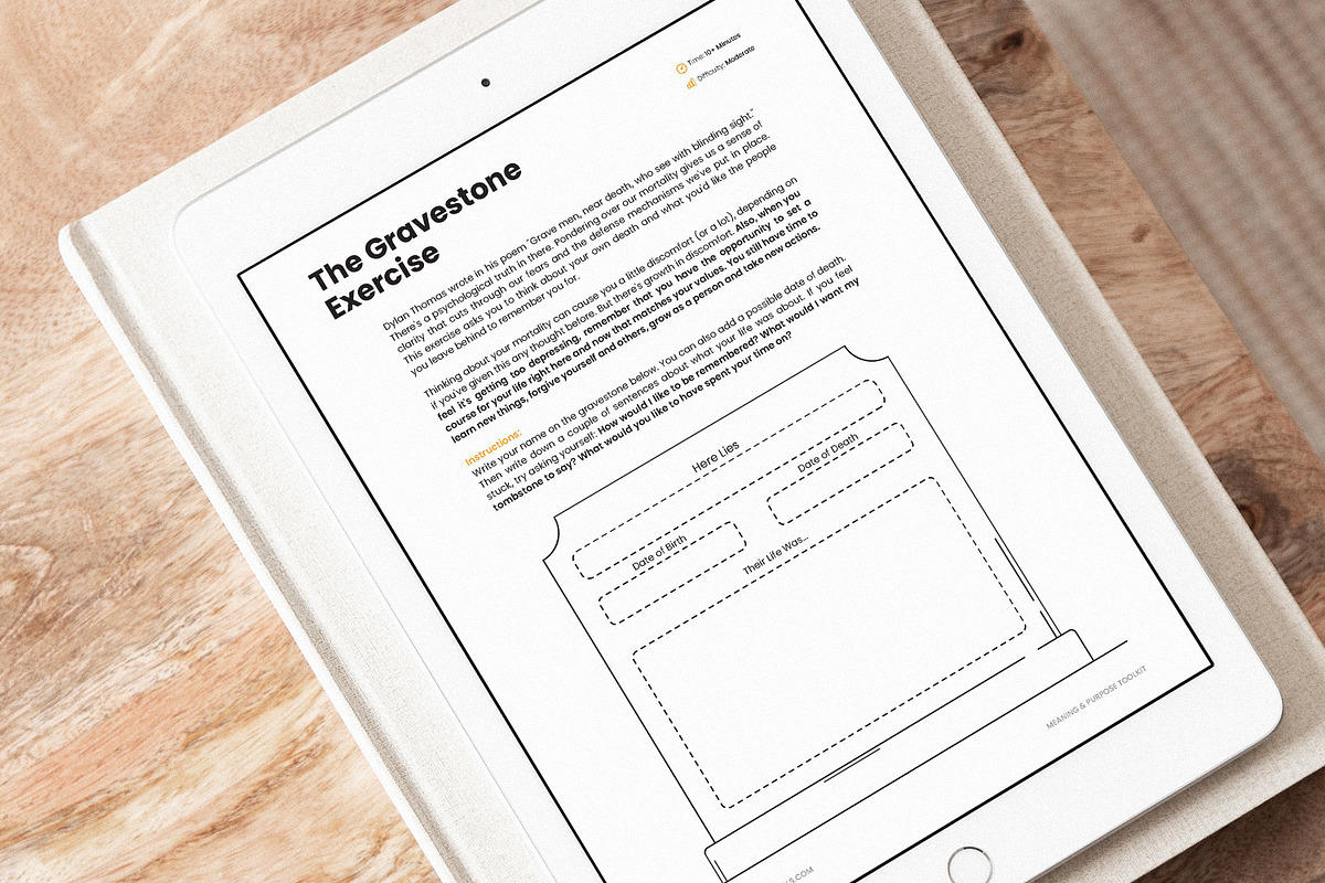 Finding Meaning & Purpose Toolkit, a Templates & Theme by AndrewPixel (Photo 11 of 14)