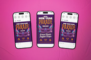 New Year Parades Set, a Flyer Template by The Good Store (Thumbnail 2 of 2)