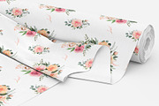 Watercolor patterns with roses, a Pattern Graphic by AnnelyBlooms (Thumbnail 5 of 7)