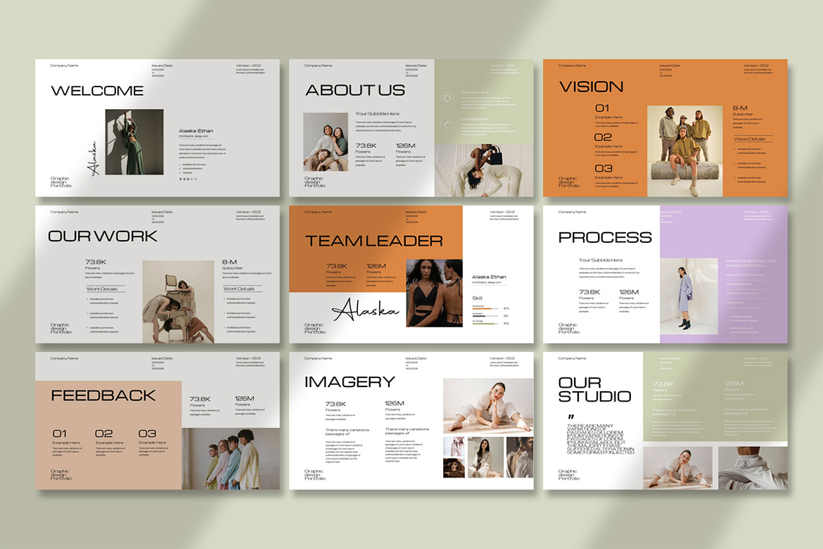 Maya Portfolio Presentation Template, a Presentation Template by UpSolution (Photo 7 of 7)