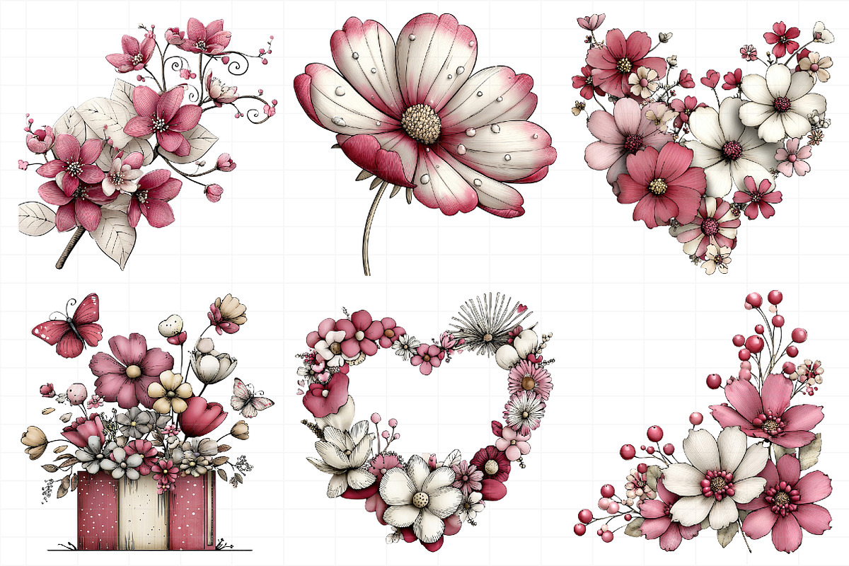 Watercolor Spring Clipart Png Bundle, an Illustration by Daily.Designs (Photo 5 of 8)