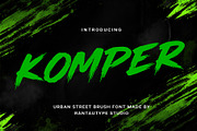 Komper Urban Street Font, a Handwritten Font by RantautypeStudio (Thumbnail 1 of 15)
