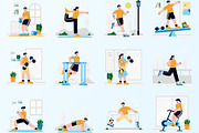 Fitness & Health 2D Illustration, a Person Illustration by orenjidesign (Thumbnail 7 of 8)