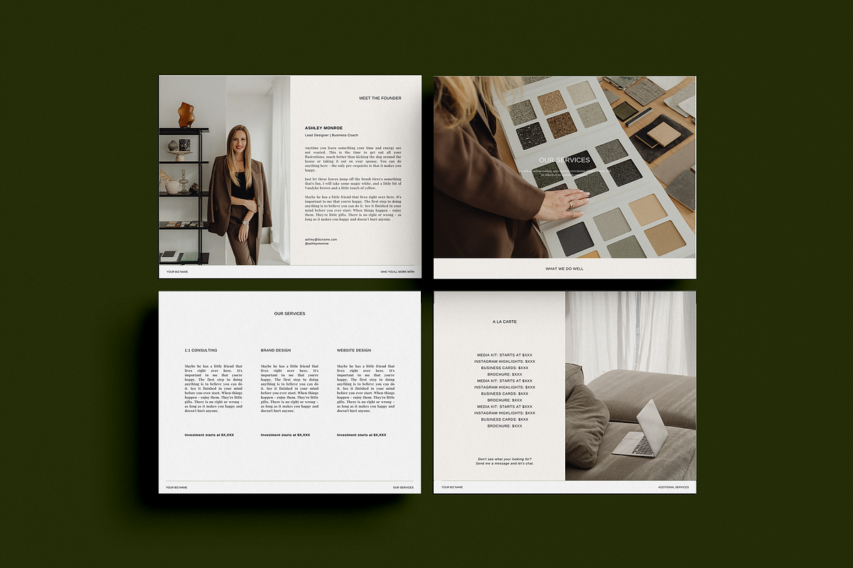 Olivia | Services Guide CANVA, a Presentation Template by Luna Soul Design (Photo 5 of 6)