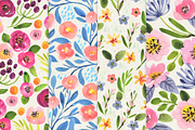 FLEUR, a Pattern Graphic by Irtsya (Thumbnail 3 of 7)