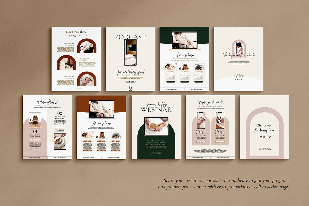 Holiday Gift Guide / CANVA, InDesign, a Magazine Template by Mirazz (Photo 17 of 22)