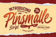 Pinsmalle - Vintage Script, a Script Font by Letterhend Studio (Thumbnail 1 of 9)