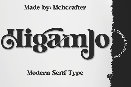 Higamlo | Modern Serif Typeface