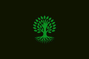Green Hand Tree Logo Growth and Care, a Branding & Logo Template by Signatoro (Thumbnail 3 of 3)