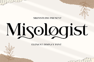 Misologist - Elegante Tipografia, a Script Font by Sronstudio