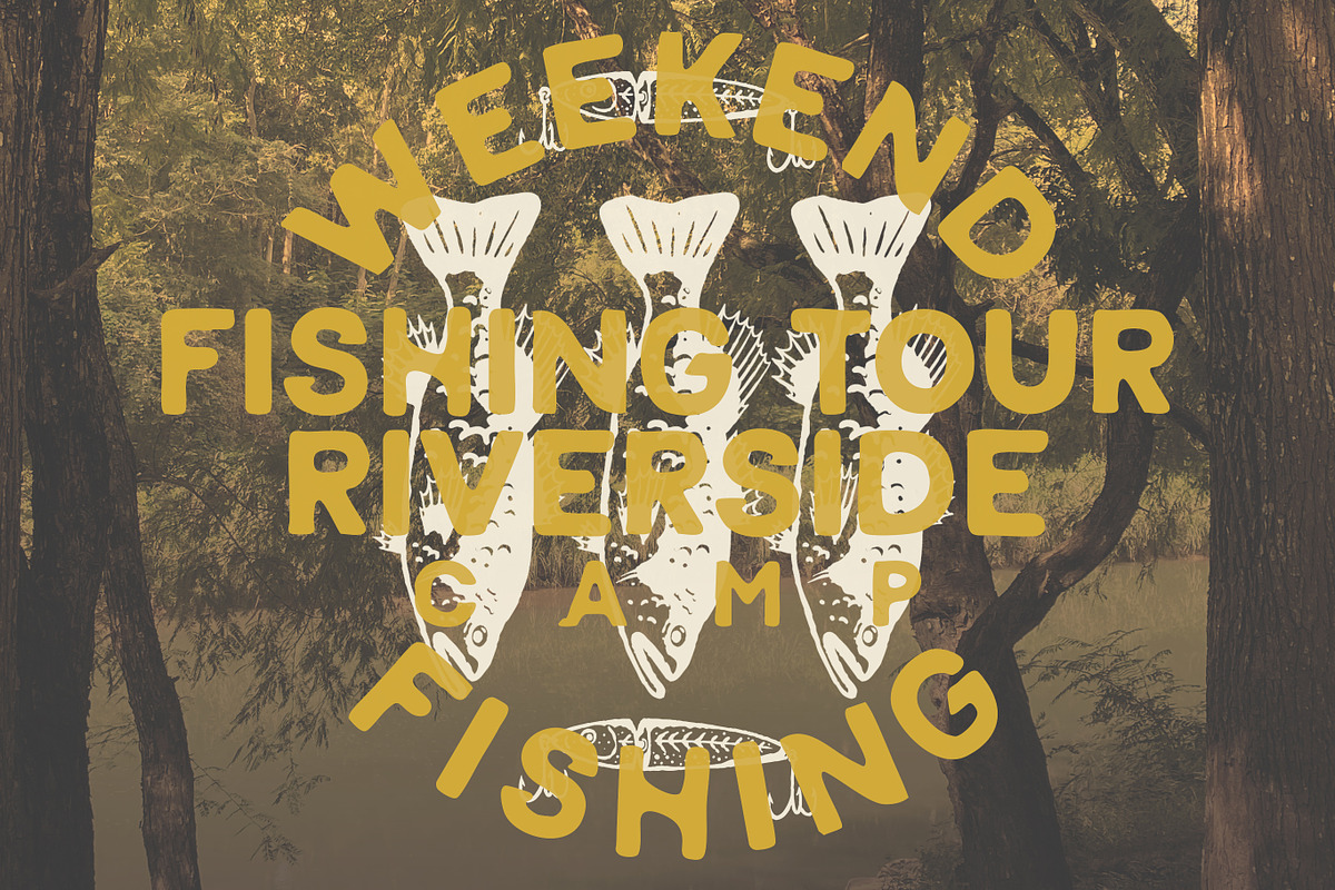 Fishing Outdoor Illustrations, an Object Illustration by Oldden Works (Photo 9 of 11)