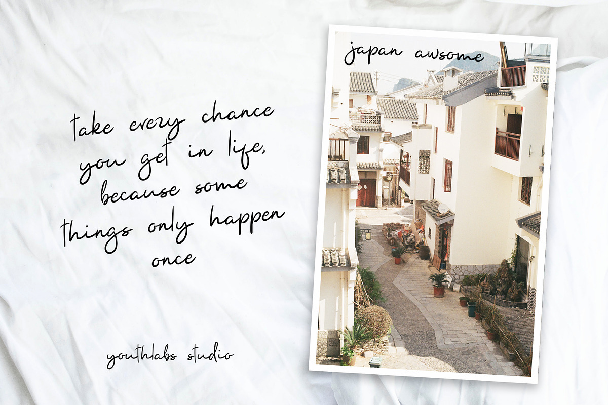 Yuminika - Handwritten Font // SALE preview 6