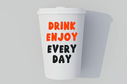 Orange Water Display Font, a Handwritten Font by Fourteen Letter (Thumbnail 3 of 7)