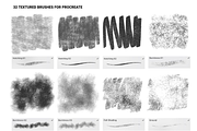 TEXTURED BRUSHES FOR PROCREATE, a Brushes & More by ARTMIRU (Thumbnail 5 of 8)