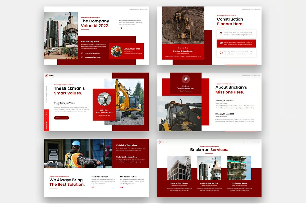 Brickan - Construction Keynote, a Presentation Template by Fit-tee (Photo 5 of 6)