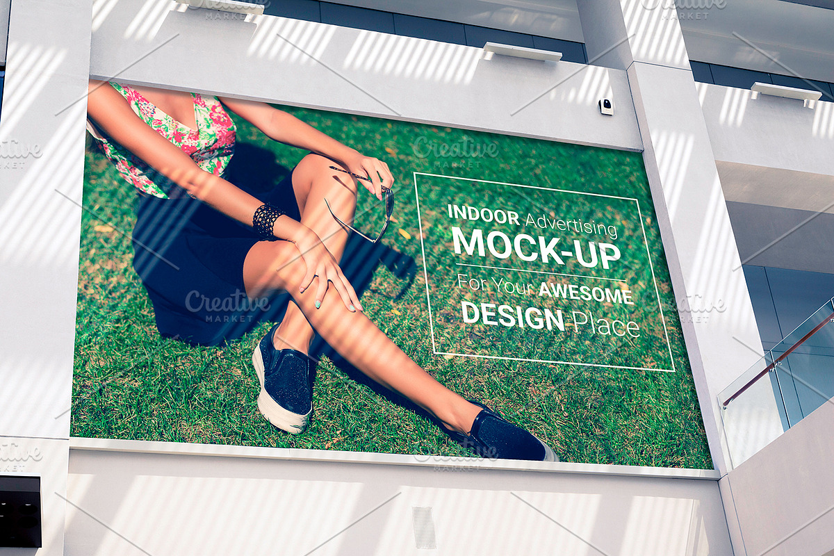 Indoor Advertising Mock-Up, a Print Template by Dikarte.Store (Photo 11 of 12)