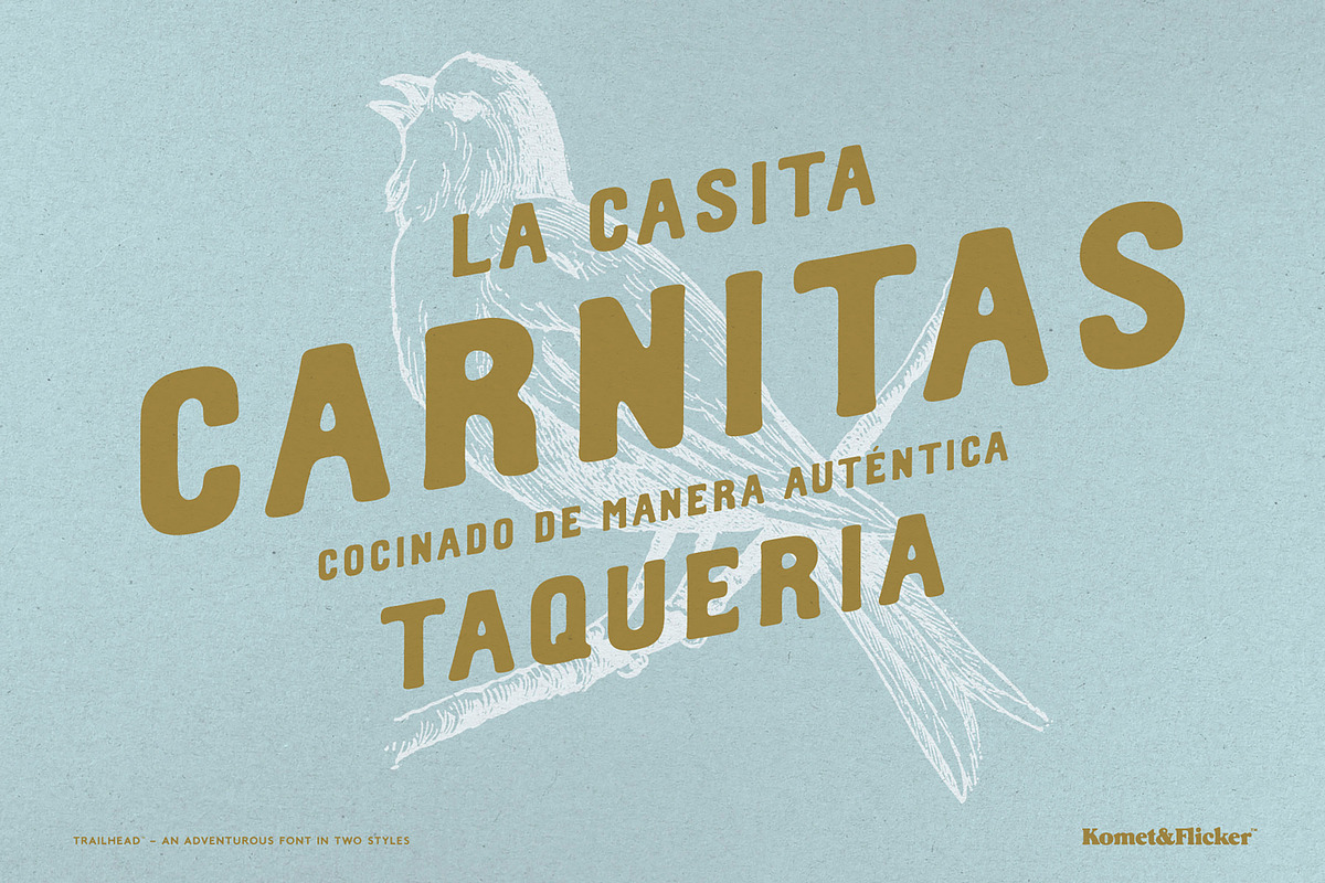 Trailhead – An Adventurous Font, a Serif Font by Komet & Flicker (Photo 11 of 15)