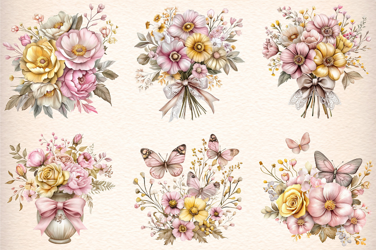 whimsical mothers day flowers, an Illustration by GatewayDesign (Photo 2 of 9)