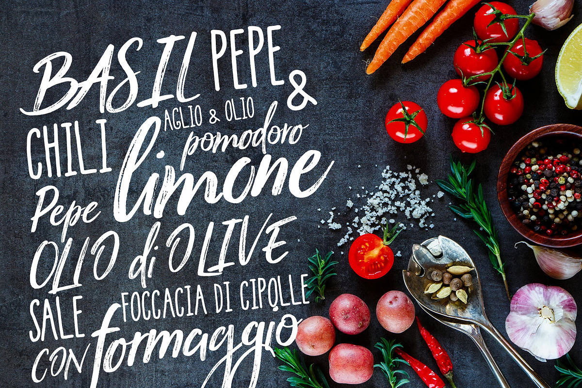 Black Star : 3 Sets + Sans, a Script Font by Rad Fonts (Photo 2 of 14)
