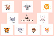 Cute Animals for kids!, a Background Graphic by Irene_Boiko_ART (Thumbnail 2 of 5)