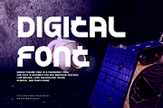 Digyte Future - Digital Space Font, a Sans Serif Font by QR Design Studio (Thumbnail 2 of 7)