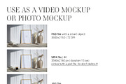 Video Photo Frame Mockup 3x4 MP4 vff, an Advertising Mockup by PawMockups (Thumbnail 7 of 12)