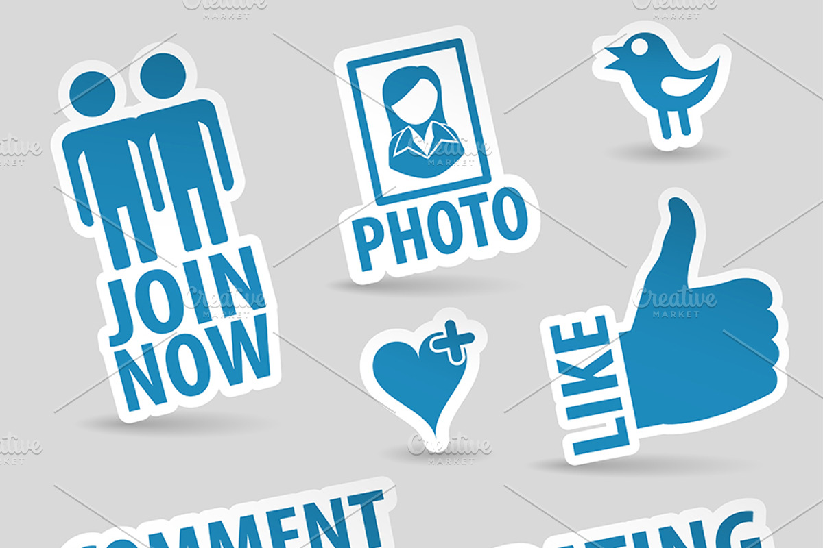 Stickers and Speech Bubbles, a Finance Illustration by TAlex (Photo 6 of 7)