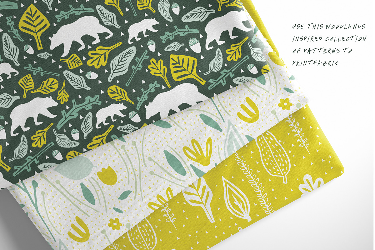 Woodlands | Seamless Patterns, a Pattern Graphic by The Collective Studio (Photo 3 of 9)