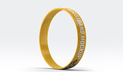 Silicone Rubber Wristband Mock-Up, an Apparel Mockup by DesignRushMarket (Thumbnail 9 of 9)