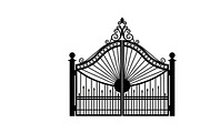 Ornate Iron Gate SVG Bundle, an Illustration by Designs_River (Thumbnail 9 of 31)