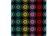 Bright Pop Art Circles on Black, a Pattern Graphic by Sharon Schwalbe (Thumbnail 5 of 6)