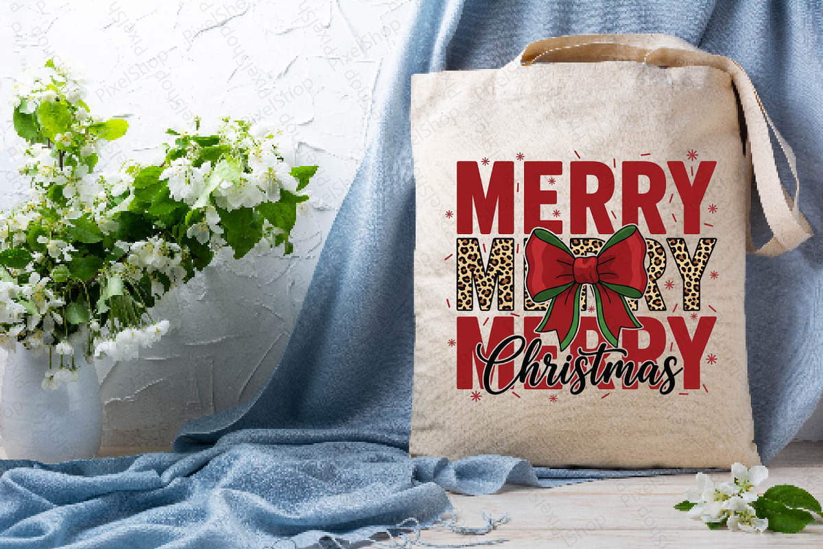 Merry Christmas Png Sublimation Desi, an Illustration by DreamPrint404 (Photo 2 of 7)