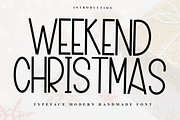 Weekend Christmas, a Serif Font by InermediaSTUDIO (Thumbnail 1 of 7)