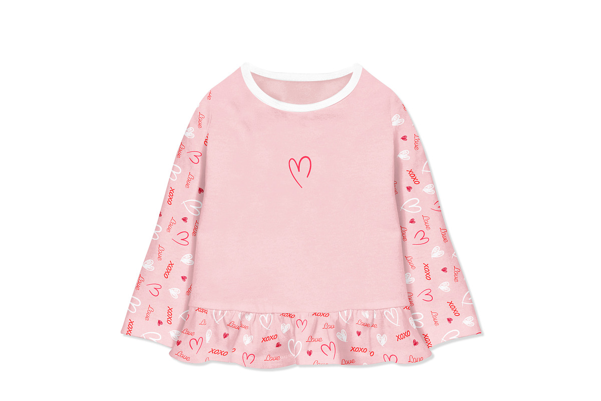 Baby Longsleeve with Flounce Mock-up, a Shirt Mockup by Mocca Mockups Store (Photo 8 of 22)