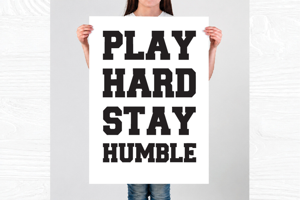 Sport Varsity, a Slab Serif Font by JASAKIB (Photo 3 of 8)