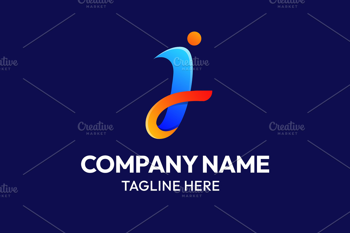 J Mark Logo, a Branding & Logo Template by BlackSweet_Studio