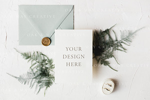 A7 Wedding Invitation Mockup