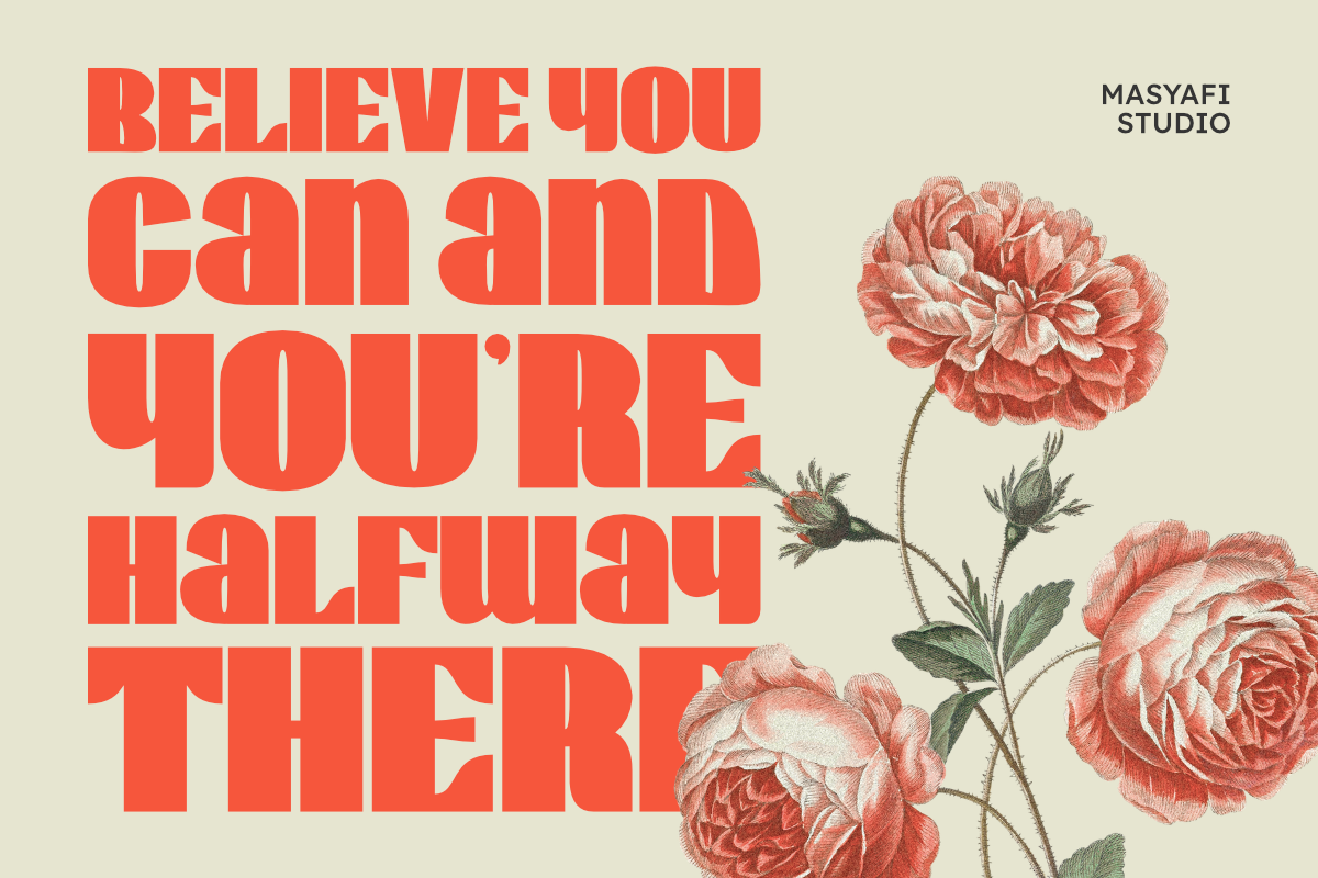Wirklich - Vintage Sans Serif Typefa, a Sans Serif Font by Masyafi Studio (Photo 4 of 8)