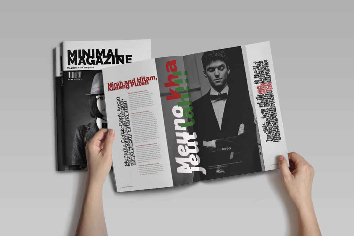 Minimal Magazine, a Magazine Template by Firtana (Photo 2 of 14)