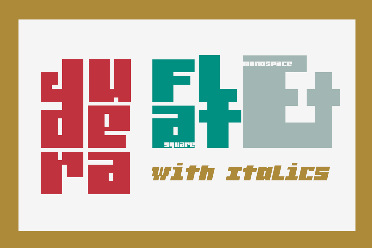 Judera Flat [2 fonts], a Sans Serif Font by deFharo (Photo 7 of 7)